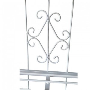Suport pentru flori Vivatechnix VMD-1061 Alb, 50x30x125 cm, 3 polite, demontabil - Img 4