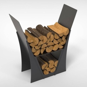 Suport pentru lemne, Krodesign Rack V1 KRO-1156, dimensiune 905x816x350 mm - Img 3