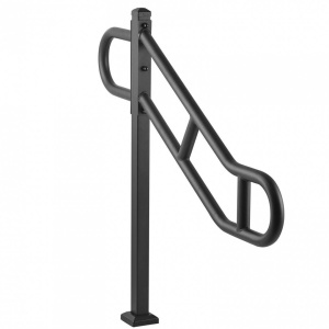 Balustrada otel, Prindere podea, pentru 1-3 trepte, lungime 1029 mm, max 113 kg - Img 3