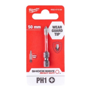 Bit de impact, Shockwave Impact Duty™, PH1x50mm, MILWAUKEE® - Img 2