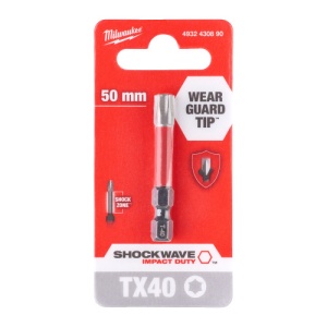 Bit de impact, Shockwave Impact Duty™, TX40x50mm, prindere 1/4, MILWAUKEE® - Img 2