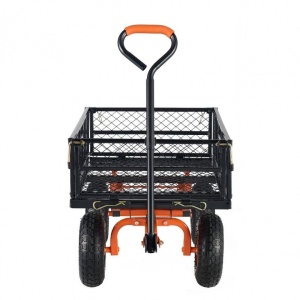 Carucior basculabil, 4 x roti, Capacitate 370 kg, Vivatechnix, Panouri detasabile, 1870x535x520mm - Img 2
