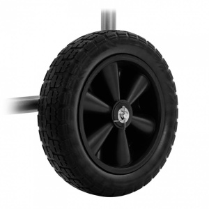 Carucior cu tambur pentru furtun, otel, Vivatechnix, maxim 76 m pentru diametru de 5/8 inch - Img 2