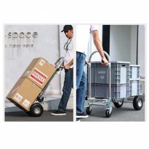 Carucior marfa 4 in 1, Capacitate max 454 kg, Greutate 18.3 Kg, Pliabil, Aluminiu - Img 3