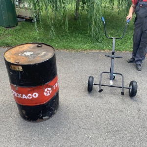 Carucior pentru transportat butoaie sau stupi Vivatechnix VMD-1016, max 250 Kg - Img 4