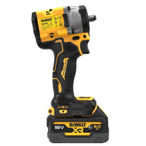 Cheie de impact compactă fără perii 18 V XR de 3/8" cu inel de porc și nicovală - 2 X 5 Ah pentru automobile, DeWalt - Img 4