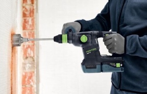 Ciocan combinat cu acumulator KHC 18 5,0 EBI-Plus, Festool - Img 4