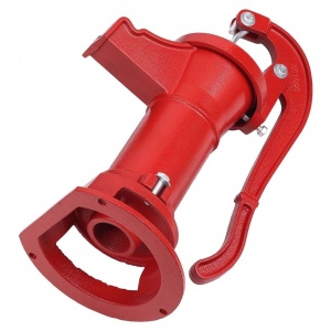 Cismea manuala pentru gradina, Antic Rosu, Adancime max 7.6 m, Fonta/Otel, 255 x 185 x 400 mm - Img 4