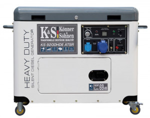 Generator de curent diesel 6.8 kW, KS 9200HDE ATSR Silent - Konner and Sohnen - Img 1