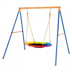 Leagan pentru copii, cadru otel A, max 200 kg, demontabil, 1810H x 2060 x 1830 mm - Img 3