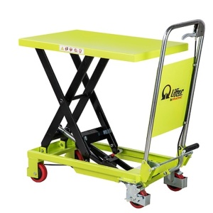 Masa de ridicare de tip foarfeca cu pompa hidraulica operata cu piciorul, 150 kg, LT15, Pramac - Img 1
