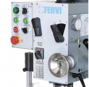 Masina de gaurit, frezat si filetat cu avans automat 40 mm T047/400VDA, Fervi - Img 3