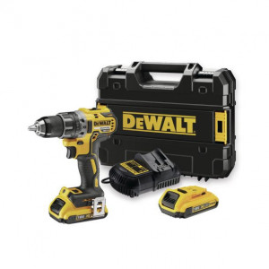 Masina de gaurit si insurubat cu acumulatori Dewalt DCD791D2, 18V/2.0Ah, cuplu maxim 70 Nm, 2 acumulatori, incarcator, valiza de transport - Img 2