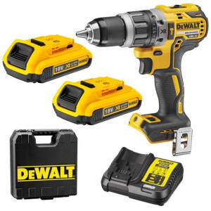 Masina de gaurit si insurubat cu percutie, cu acumulatori Dewalt DCD796D2, 18V/2.0Ah, cuplu maxim 70 Nm, 2 acumulatori, incarcator, valiza de transport - Img 2