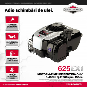 masina de tuns gazon pe benzina AL-KO Highline 51.3 SP-B 4-in-1, 51 cm|B&S:625EXi, 150cc, 2.3kW - Img 3