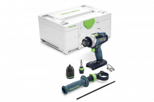 Masini de gaurit si insurubat cu acumulatori QUADRIVE TDC 18/4-Basic, Festool - Img 1