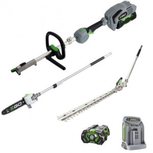 Multifunctionala Ego Power MHCC1002E, cu ansamblu motor, emondor, lama gard viu, incarcator rapid si acumulator Li-Ion de 2.5 Ah - Img 1