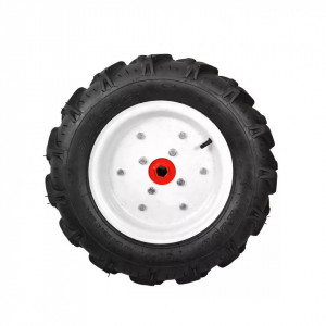 Set 2 roti pentru transport HECHT 007112, arbore cu pinion, 12 inch, accesoriu compatibil cu motocultorul Hecht 7100 - Img 2