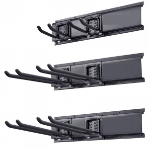 Set 3 organizatoare unelte, Otel, carlige incluse, max 136 kg, 1222 x 102 x 300 mm - Img 1