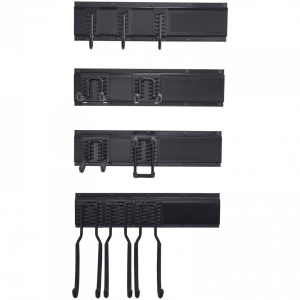 Set 4 organizatoare unelte, Otel, carlige incluse, max 270 kg, 1628 x 260 x 270 mm - Img 4