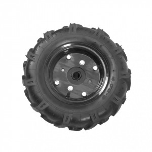 Set roti cauciuc HECHT 000720, 8 inch, accesoriu compatibil cu motocultorul Hecht 7970 - Img 2
