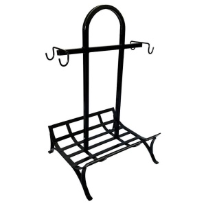Suport pentru lemne, Vivatechnix VMD-1026, Metal, Negru, 40x62x80 cm - Img 2