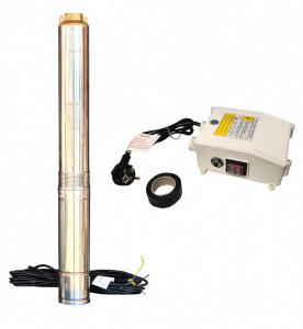 Taifu 4STM4-12 Pompa submersibila apa curata 1100W, 67L/min, 12 etaje, Hmax 96m, cablu 15m - Img 2