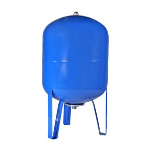 Vas de expansiune vertical Wassertechnik WTH80VBLUE, apa rece, volum 80 l, presiune max.10 bari, cu suport - Img 1