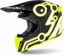 CASCA AIROH TWIST NEON GALBEN