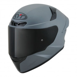 CASCA KYT TT-COURSE PLAIN GRI MAT