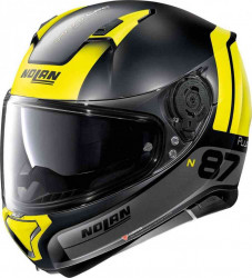 CASCA NOLAN N87 PLUS NEGRU+GALBEN