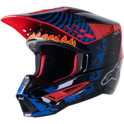 Casca cross-enduro Alpinestars Supertech S-M5 SOLAR FLARE - Img 3