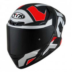 CASCA KYT TT-COURSE ELECTRON ROSU+GRI MAT