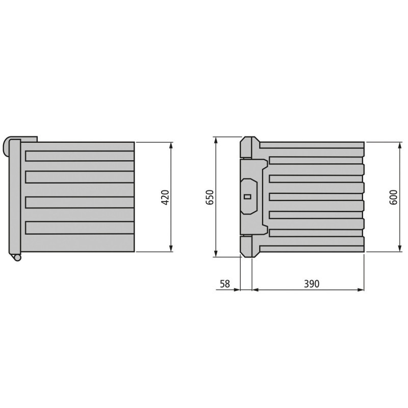 Lada de scule pt. SCHMITZ 600x420x390mm