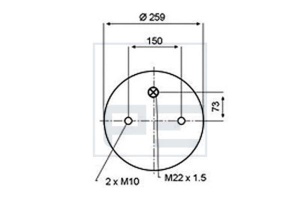 Burduf, suspensie pneumatica PE Automotive 1218410575 - Img 2