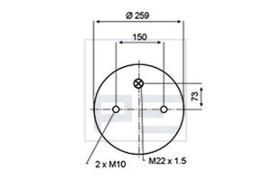 Burduf, suspensie pneumatica PE Automotive 1218410575 - Img 2