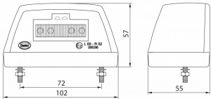 Lampa numar cu led 24v - Img 2