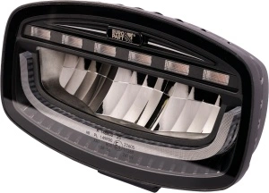 Proiector LED faza lunga oval 4500/ 3500 lm cu lumina pozitie alb/portocaliu - Img 3