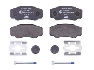 set placute frana,frana disc ATE 13.0460-4980.2