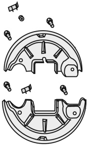 Tabla protectie, rulment roata BPW 6900000109