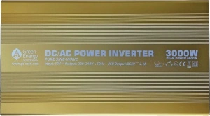 Invertor profesional 12-230V/ 3000W sinusoida pura cu telecomanda si 4m de cablu