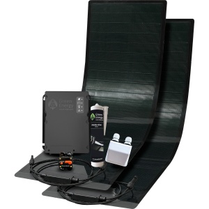 Set panouri solare CIGS 190Wp 12/24V pentru vehicule comerciale (Vans)