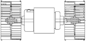 Ventilator, habitaclu MAHLE AB 87 000P - Img 2