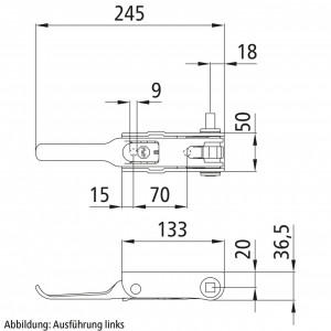 Clichet intinzator de prelata PWR Tender TIR dreapta - Img 3