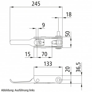 Clichet intinzator de prelata PWR Tender TIR dreapta - Img 3