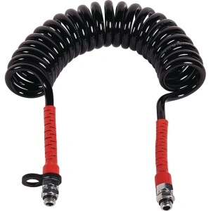 Furtun aer spiralat negru-rosu 4500mm 22 spire - Img 2