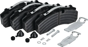 set placute frana,frana disc EUROPART 17 03 004 0 300