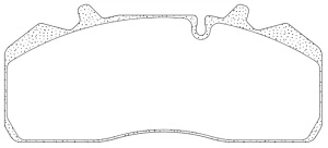 set placute frana,frana disc SAF 17 03 030 0 107