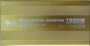 Invertor profesional 24-230V/ 1000W sinusoida pura cu telecomanda si 4m de cablu