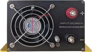 Invertor profesional 24-230V/ 1000W sinusoida pura cu telecomanda si 4m de cablu - Img 2